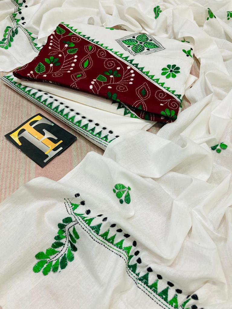 Mixed Match Kantha Stitch