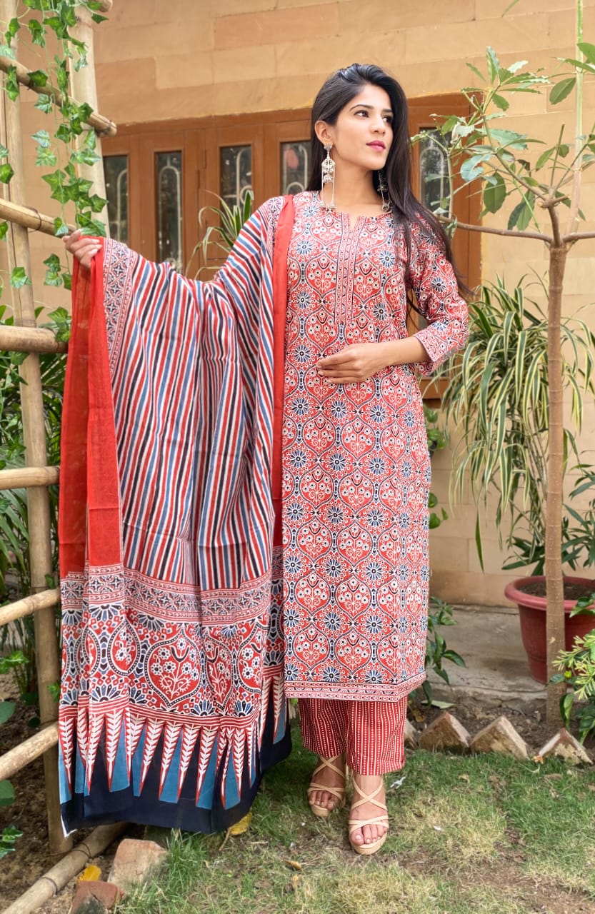 Elegant Pure Cotton  Suits