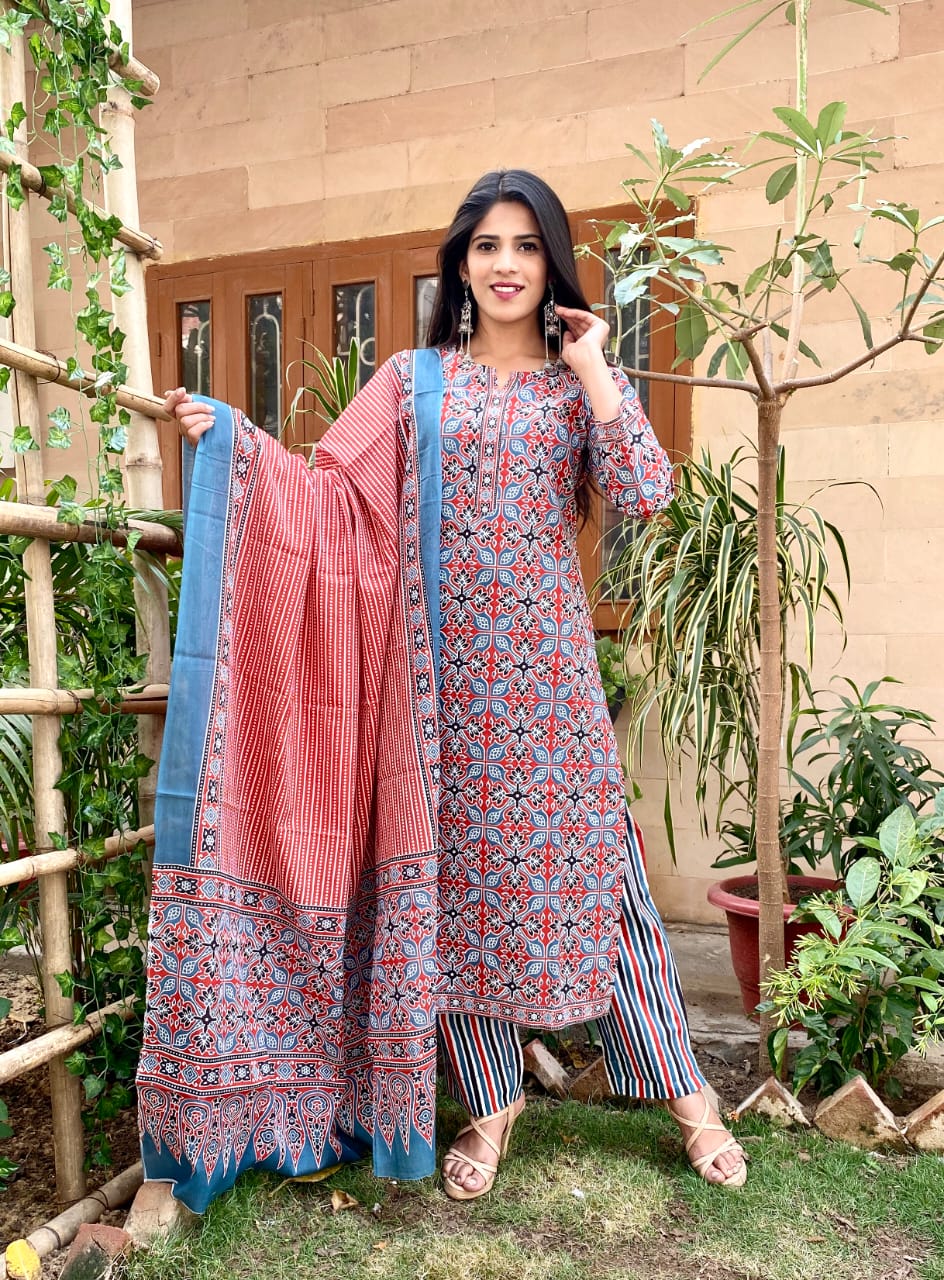 Elegant Pure Cotton  Suits