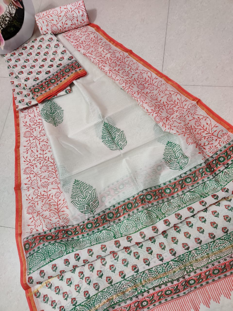 Chanderi silk suits