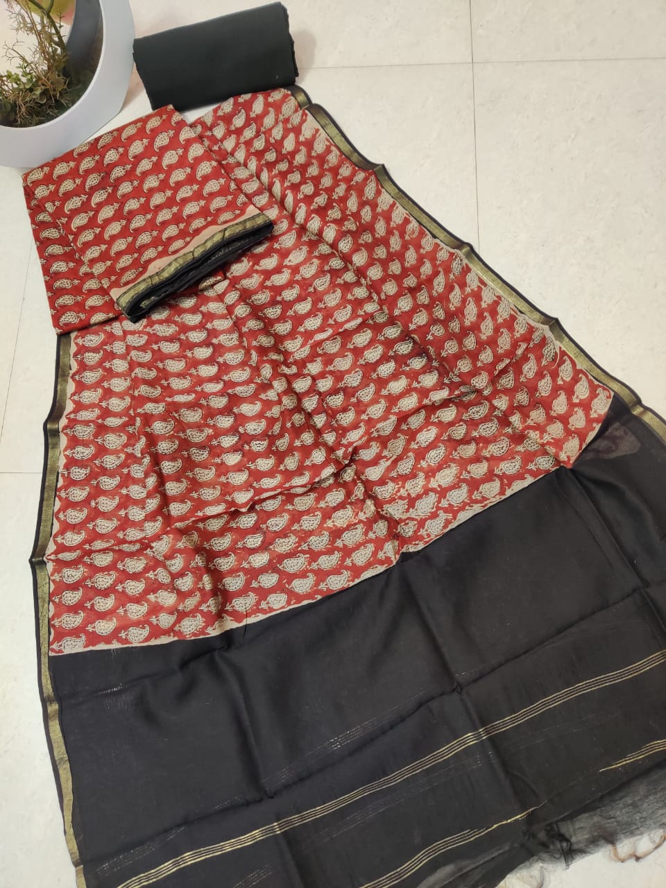Chanderi silk suits