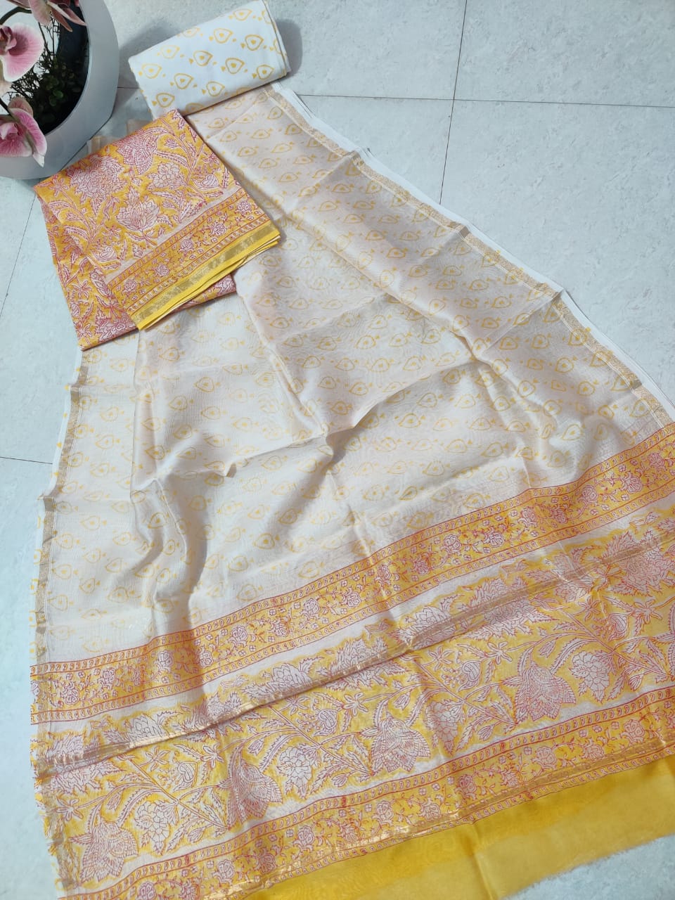 Chanderi silk suits
