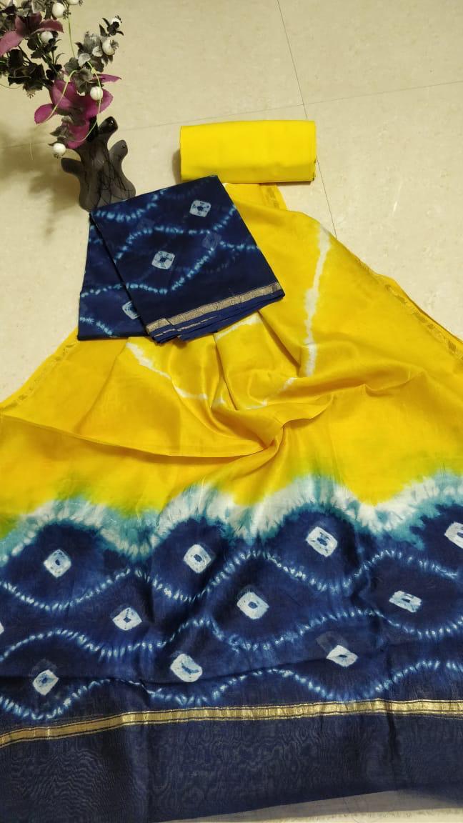 Chanderi silk suits