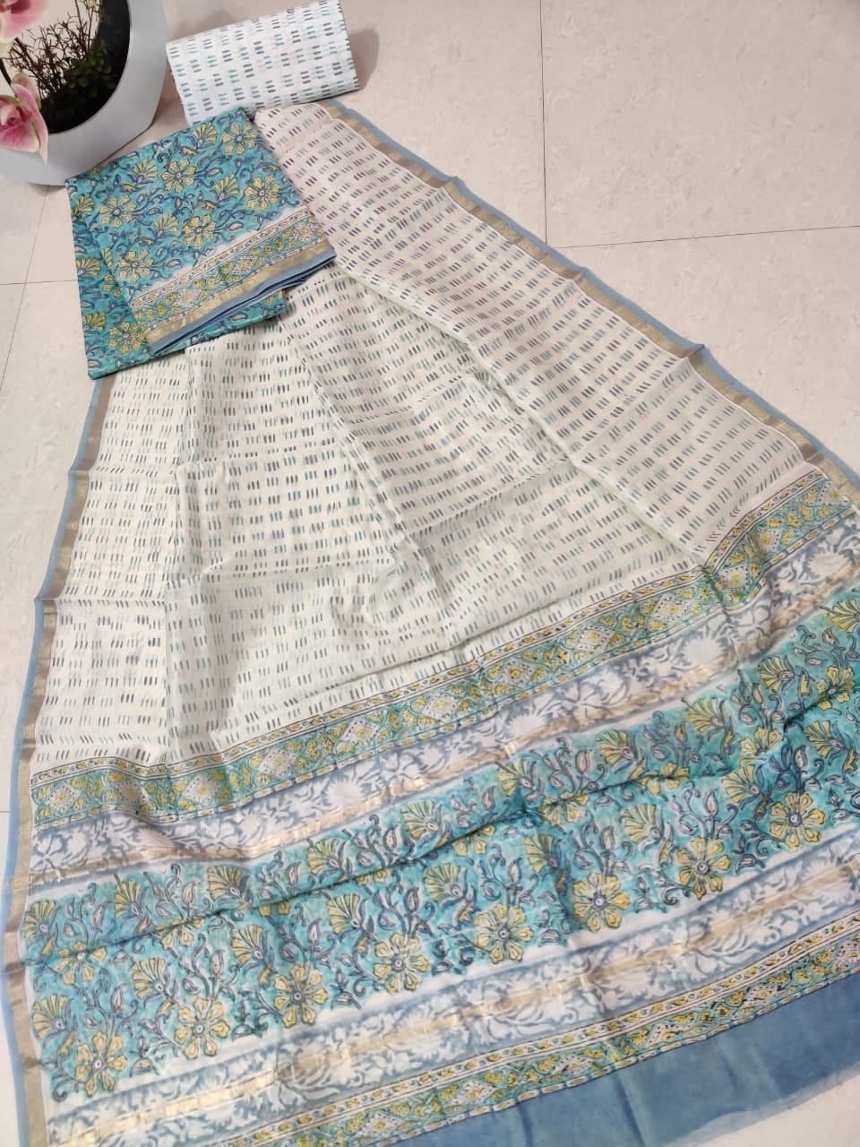 Chanderi silk suits