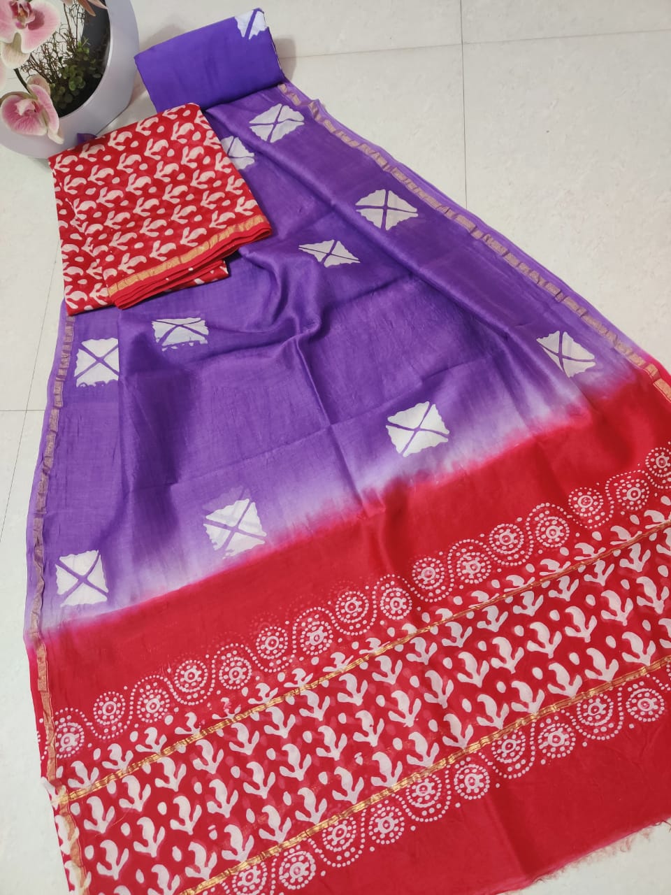Chanderi silk suits