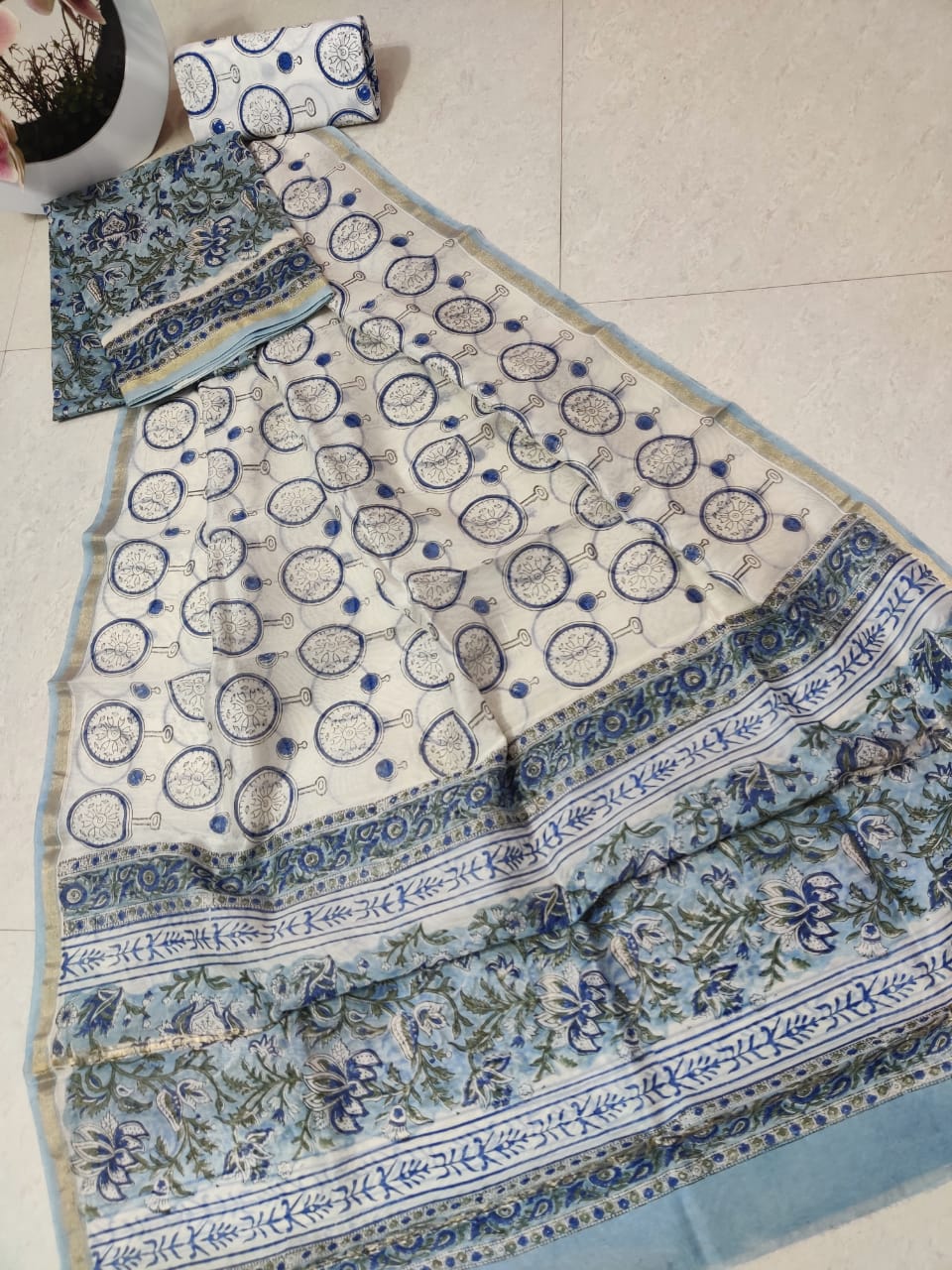 Chanderi silk suits