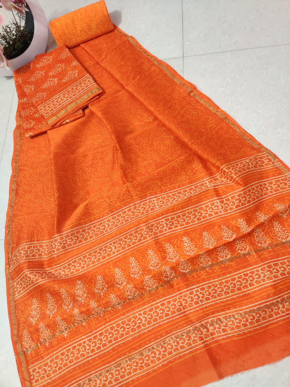 Chanderi silk suits