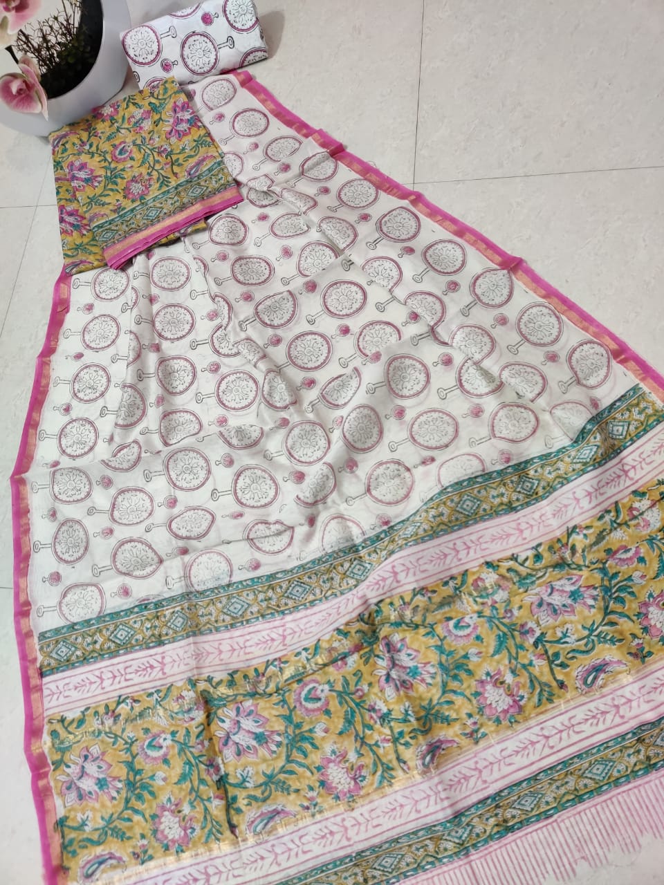 Chanderi silk suits
