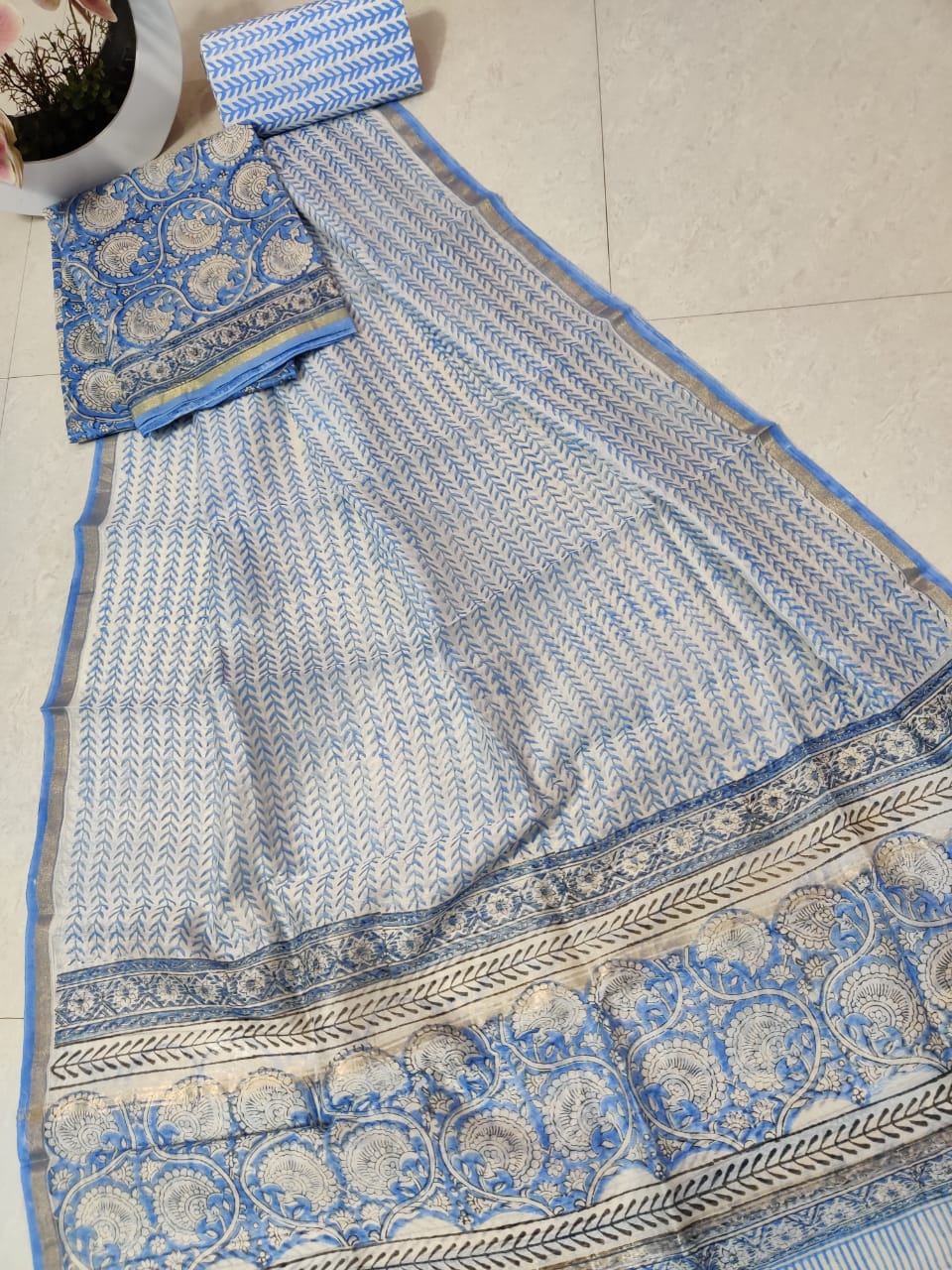 Chanderi silk suits