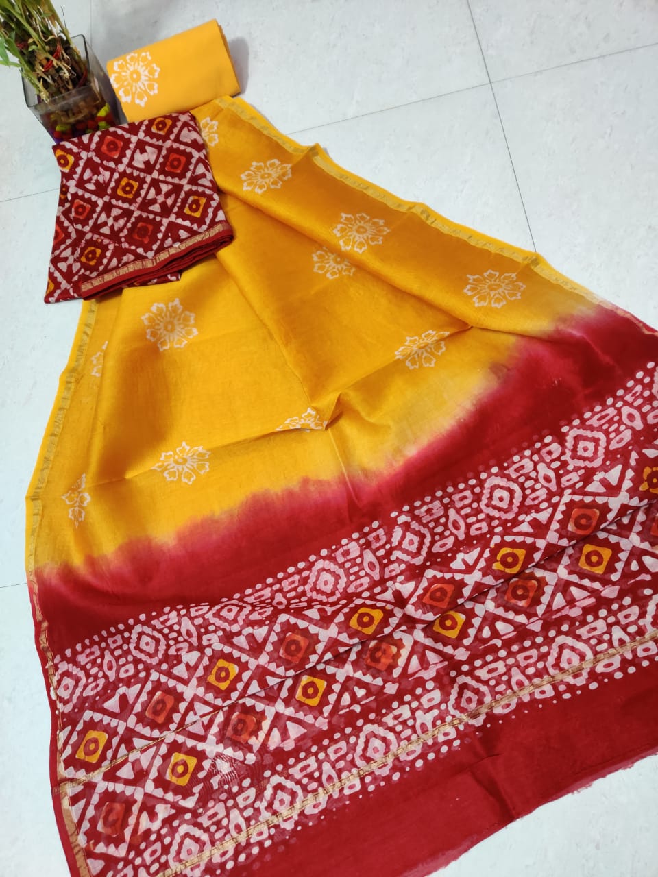 Chanderi silk suits
