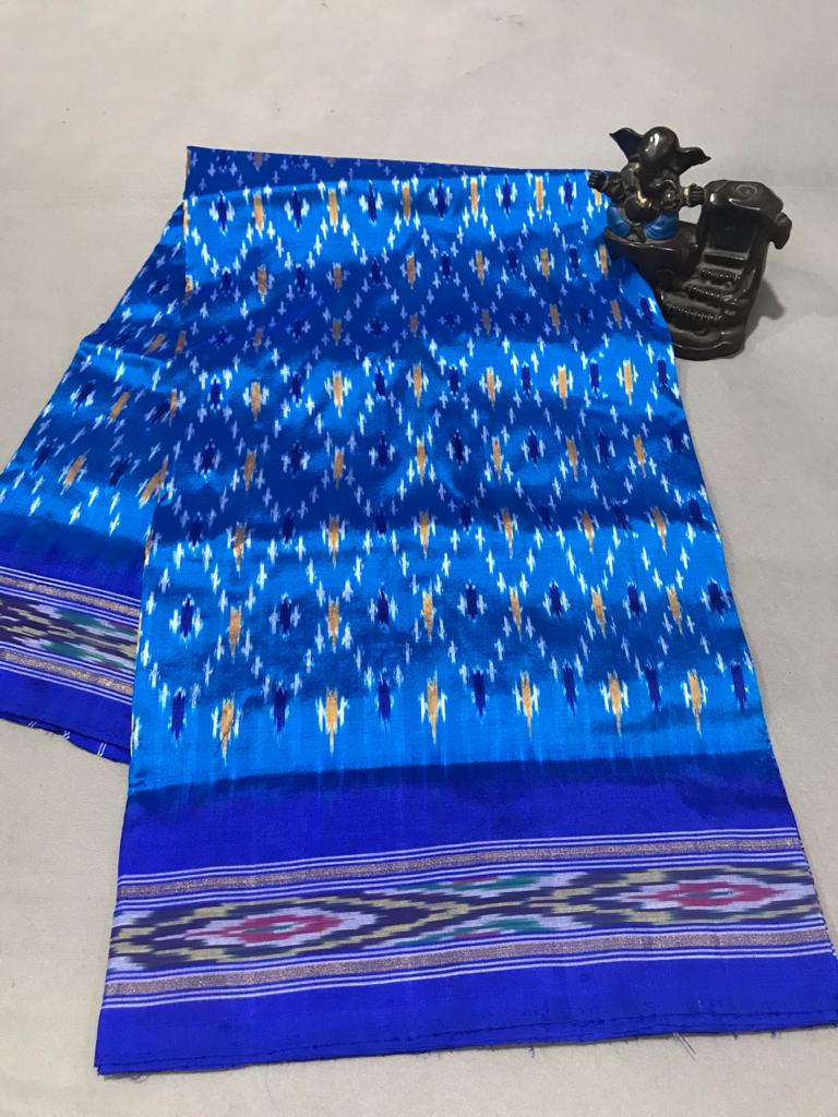 Pure  ikat silk light weight with blouse