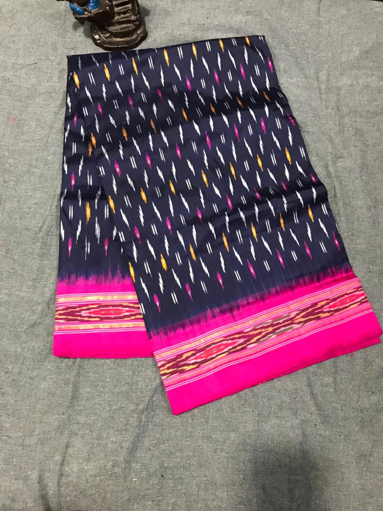 Pure  ikat silk light weight with blouse