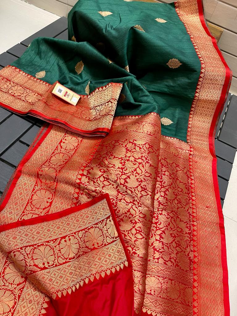 Tussar kanchi silk